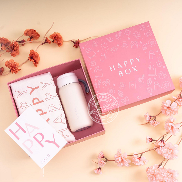 Bộ giftset quà tặng in logo sang trọng